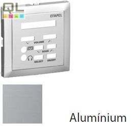EFAPEL 90709_TAL Fedlap 21379 vezérlőegységhez alumínium
