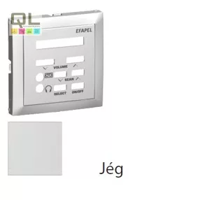 EFAPEL 90709_TGE Fedlap 21379 vezérlőegységhez jég