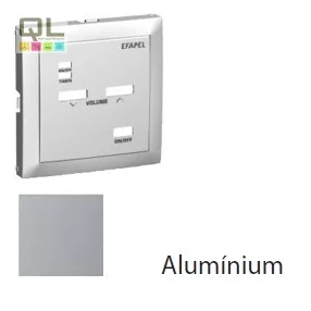 EFAPEL 90700_TAL Fedlap 21371 vezérlőegységhez alumínium