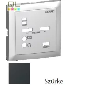 EFAPEL 90702_TIS Fedlap 21372 vezérlőegységhez szürke