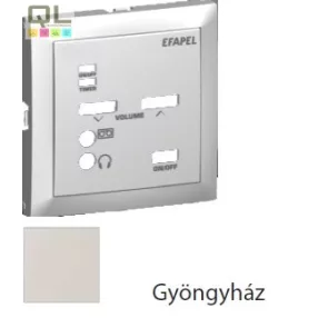   EFAPEL 90702_TPE Fedlap 21372 vezérlőegységhez gyöngyház