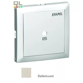   EFAPEL 90851_TMF Fedlap 21391 vezérlő egységhez elefántcsont