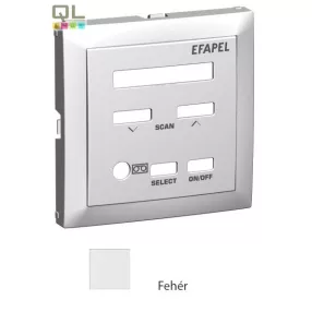 EFAPEL 90852_TBR Fedlap 21392 vezérlő egységhez fehér