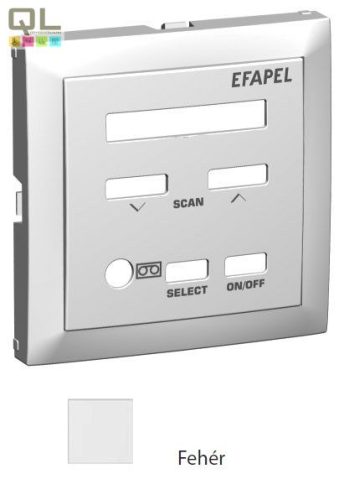 EFAPEL 90852_TBR Fedlap 21392 vezérlő egységhez fehér