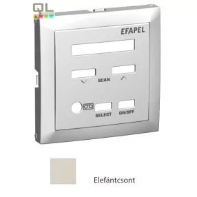   EFAPEL 90852_TMF Fedlap 21392 vezérlő egységhez elefántcsont