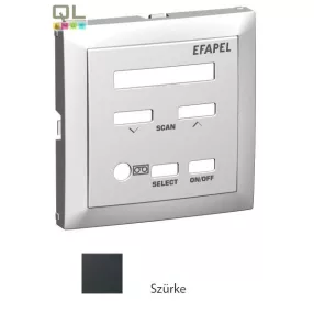 EFAPEL 90852_TIS Fedlap 21392 vezérlő egységhez szürke