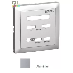   EFAPEL 90852_TAL Fedlap 21392 vezérlő egységhez alumínium