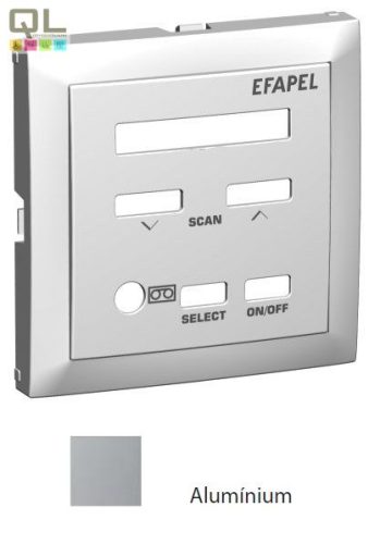 EFAPEL 90852_TAL Fedlap 21392 vezérlő egységhez alumínium