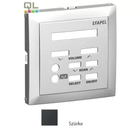 EFAPEL 90715_TIS Fedlap 21370 vezérlőegységhez szürke
