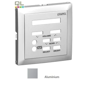 EFAPEL 90715_TAL Fedlap 21370 vezérlőegységhez alumínium
