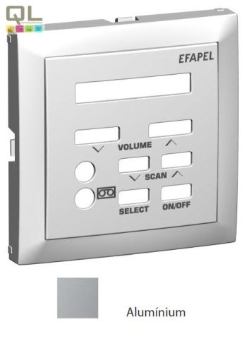 EFAPEL 90715_TAL Fedlap 21370 vezérlőegységhez alumínium