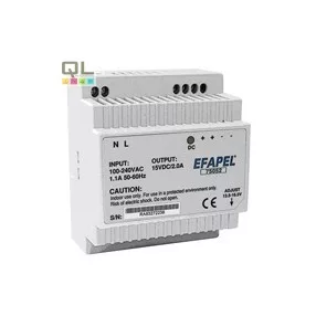 EFAPEL 75052 Tápegység, DIN sínre szerelhető