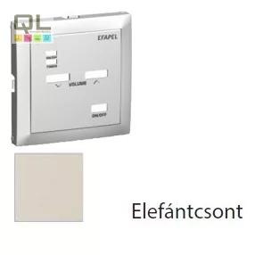   EFAPEL 90700_TMF Fedlap 21371 vezérlőegységhez elefántcsont