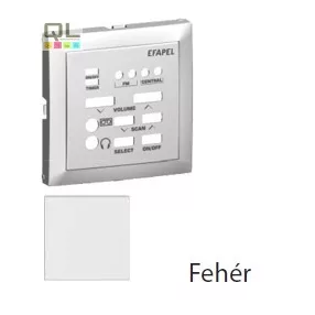 EFAPEL 90707_TBR Fedlap 21377 vevőegységhez fehér