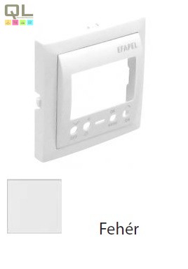 EFAPEL 90743_TBR Fedlap digitális kapcsolóórára, fehér