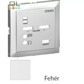 EFAPEL 90702_TBR Fedlap 21372 vezérlőegységhez fehér