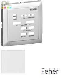 EFAPEL 90703_TBR Fedlap 21373 vezérlőegységhez fehér