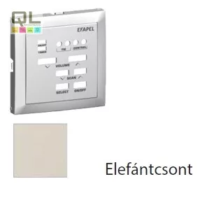  EFAPEL 90703_TMF Fedlap 21373 vezérlőegységhez elefántcsont