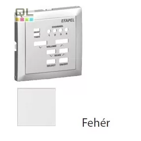 EFAPEL 90708_TBR Fedlap 21378 vezérlőegységhez fehér
