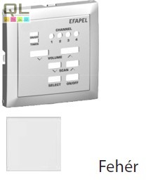 EFAPEL 90708_TBR Fedlap 21378 vezérlőegységhez fehér