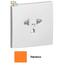   EFAPEL 90842_TLR Fedlap csatlakozóaljzathoz, gyerekzáras EURO-USA_Típus narancs