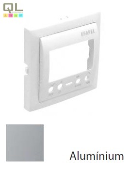 EFAPEL 90743_TAL Fedlap digitális kapcsolóórára, alumínium