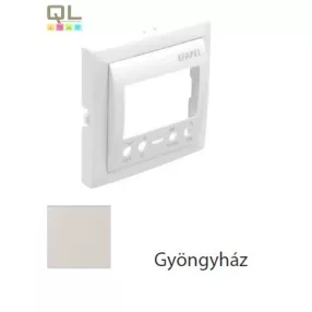   EFAPEL 90743_TPE Fedlap digitális kapcsolóórára, gyöngyház