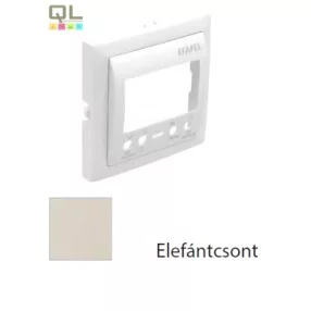   EFAPEL 90744_TMF Fedlap kétcsatornás digitális kapcsolóórához elefántcsont