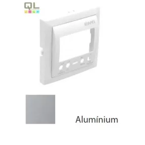   EFAPEL 90744_TAL Fedlap kétcsatornás digitális kapcsolóórához alumínium