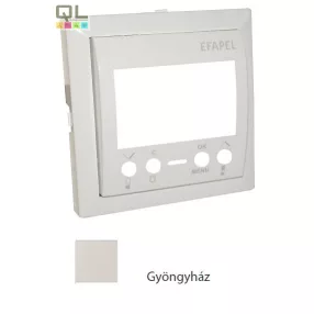 EFAPEL 90740_TPE termosztát fedlap gyöngyház