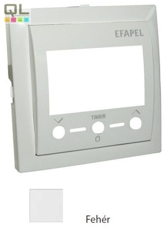 EFAPEL 90742_TBR termosztát fedlap fehér