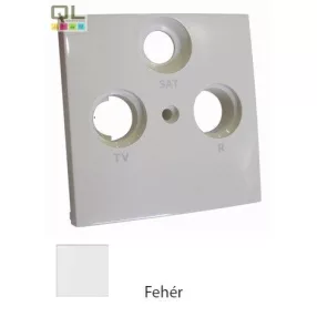 EFAPEL 90684_TBR Fedlap R-TV-SAT csatlakozóhoz, fehér