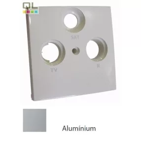 EFAPEL 90684_TAL Fedlap R-TV-SAT csatlakozóhoz, alumínium