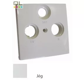 EFAPEL 90684_TGE Fedlap R-TV-SAT csatlakozóhoz, jég