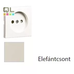   EFAPEL 90622_TMF Fedlap egyfázisú csatlakozó aljzathoz retesszel elefántcsont