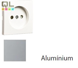 EFAPEL 90622_TAL Fedlap egyfázisú csatlakozó aljzathoz retesszel alumínium