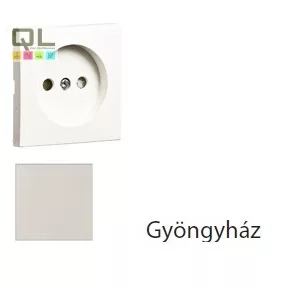   EFAPEL 90622_TPE Fedlap egyfázisú csatlakozó aljzathoz retesszel gyöngyház