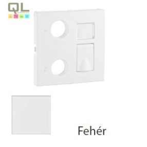   EFAPEL 90774_TBR 21535, 21534 multimédia aljzat fedlap, fehér