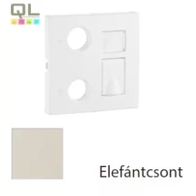   EFAPEL 90774_TMF 21535, 21534 multimédia aljzat fedlap, elefántcsont