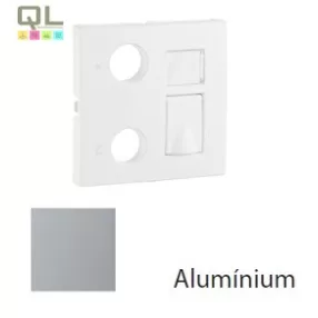   EFAPEL 90774_TAL 21535, 21534 multimédia aljzat fedlap, alumínium