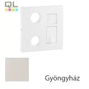   EFAPEL 90774_TPE 21535, 21534 multimédia aljzat fedlap, gyöngyház