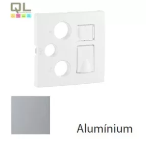   EFAPEL 90770_TAL 21544, 21545 Multimédia aljzat fedlap, alumínium