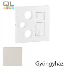   EFAPEL 90770_TPE 21544, 21545 Multimédia aljzat fedlap, gyöngyház