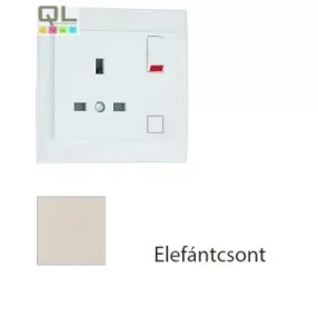   EFAPEL 90184_CMFKomplett csatlakozóaljzat (brit típusú) elefántcsont