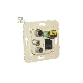 EFAPEL 21545 R-TV-SAT+RJ45+optikai aljzat