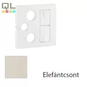   EFAPEL 90773_TMF 21546 multimédia aljzat fedlap, elefántcsont