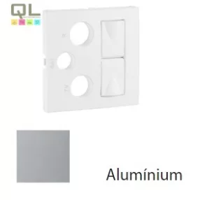 EFAPEL 90773_TAL 21546 multimédia aljzat fedlap, alumínium