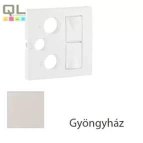   EFAPEL 90773_TPE 21546 multimédia aljzat fedlap, gyöngyház