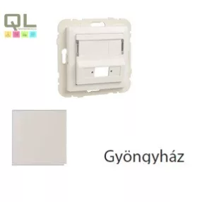   EFAPEL 90449_SPE Fedlap SC APC Simplex / LC duplex csatlakozóhoz (csatlakozó nélkül) gyöngyház