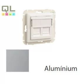 EFAPEL 90442_SAL RJ45 dupla fedlap, alumínium